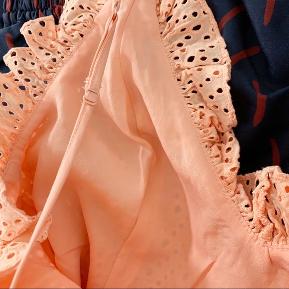 C/MEO Collective Eyelet Ruffle Midi Dress Sherbet - Picture 9 of 14